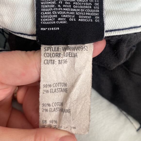 3x1 Austin High-Rise Cropped Frayed Straight-Leg Jeans In Adelia 29 - Picture 9 of 12